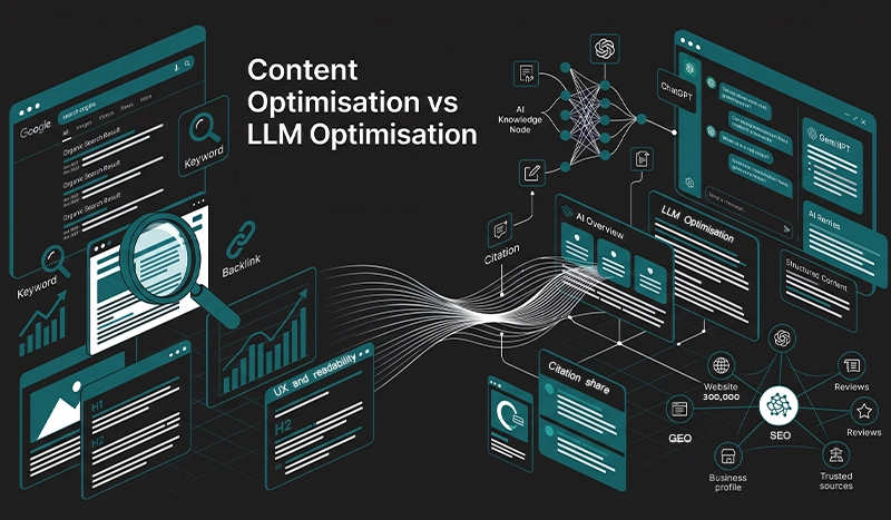 Content Optimisation Vs LLM Optimisation